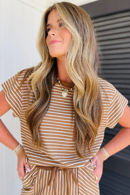 Threaded Pear Aspyn Stripe Tee