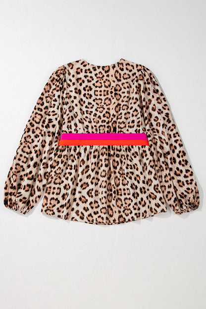 Threaded Pear Blatara Balloon Sleeve Babydoll Blouse