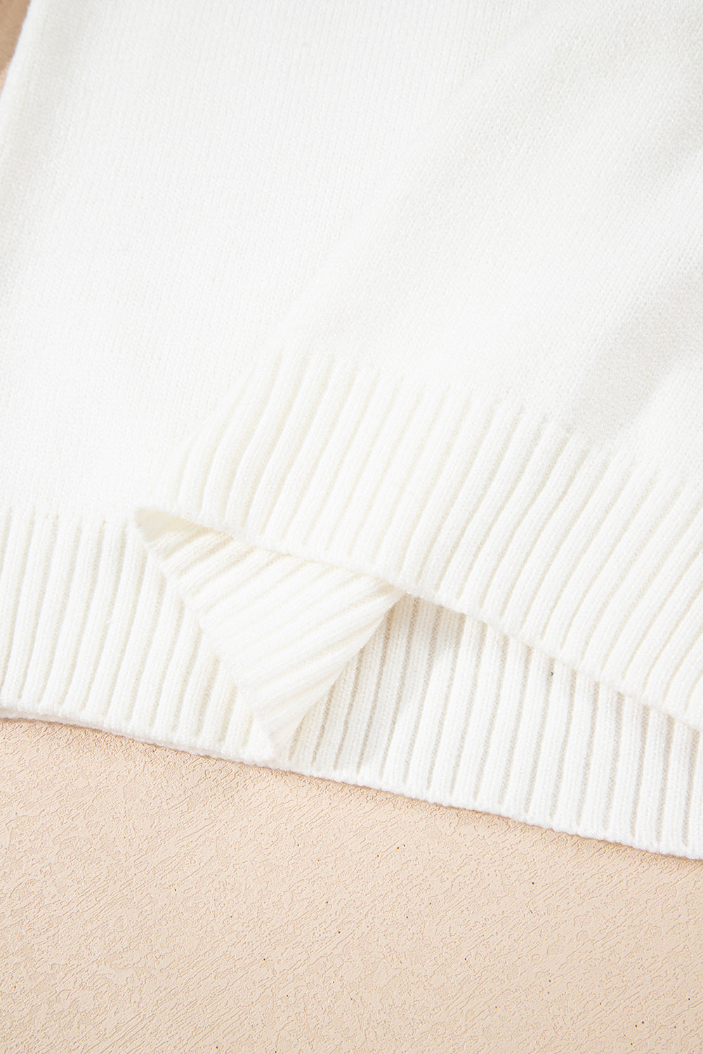 Threaded Pear Avery Print Drop Shoulder Sweater