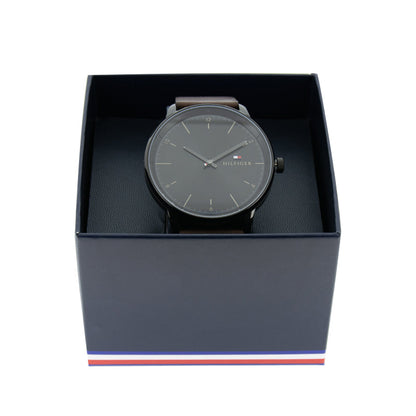 Tommy Hilfiger Men's Watch Brown Leather Hendrix 1791876