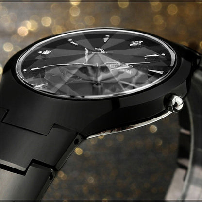 Tungsten Steel Color Waterproof Quartz Watch | Elegant Couple’s Calendar Wristwatch | Fashionable Student Daily Wear Watch | Trendy Minimalist Steel Watch for Men & Women | 2026 High-Fashion Precision Timepiece