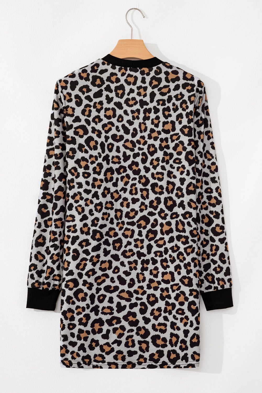 Threaded Pear Jazmin Patched Open Front Cardigan