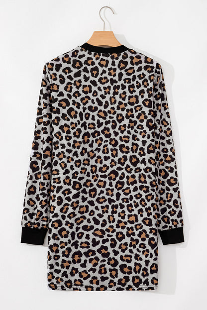 Threaded Pear Jazmin Patched Open Front Cardigan