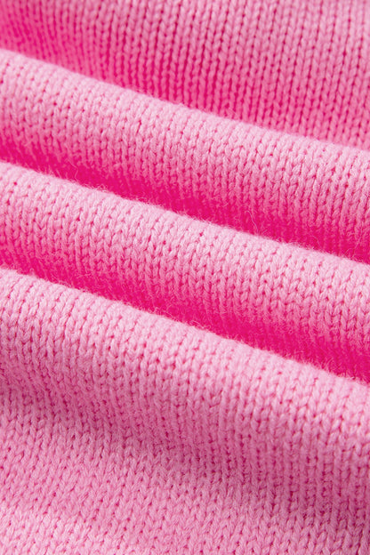Threaded Pear Olivia Backless Bubble Sleeve Sweater