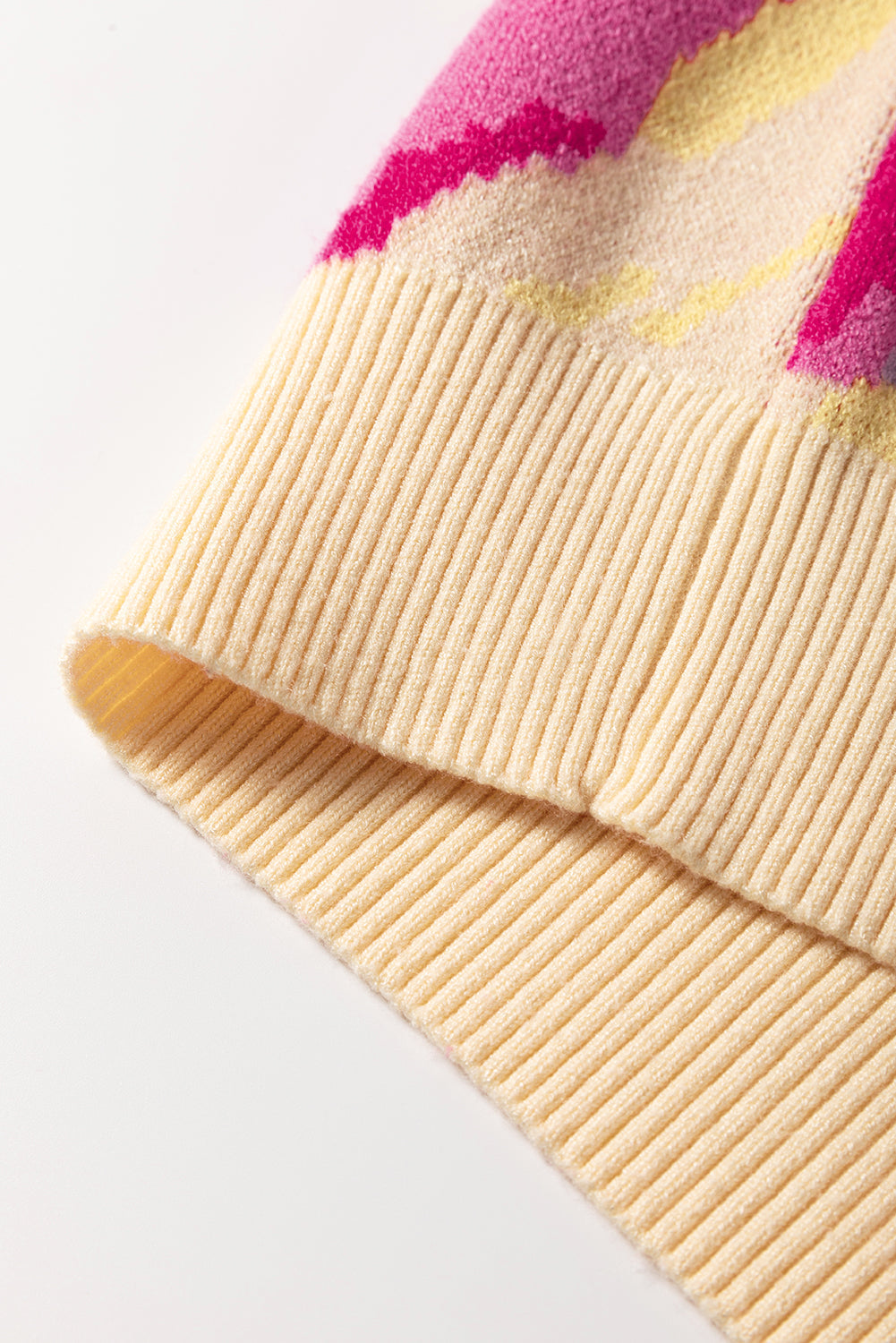 Threaded Pear Aria Colorblock Balloon Sleeve Sweater