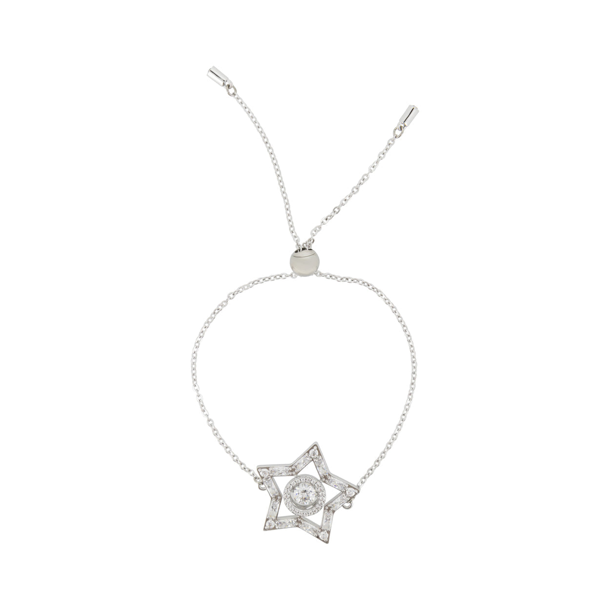 Swarovski Stella White Crystal Star Bracelet 5617881