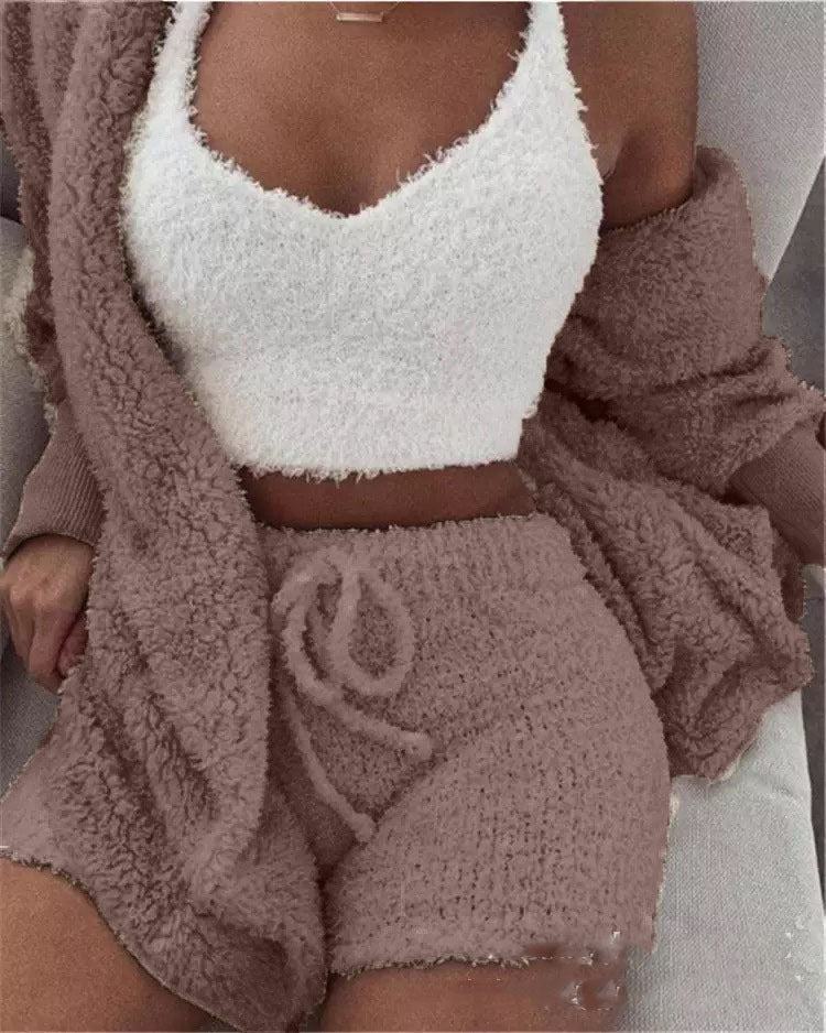 Women’s Plush 3-Piece Homewear Set