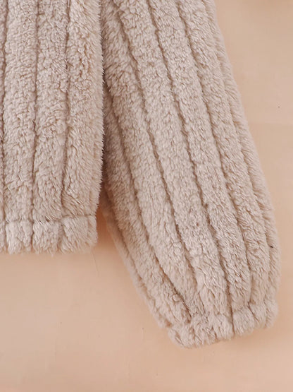 Children's Cozy Fleece Button-Down Jacket