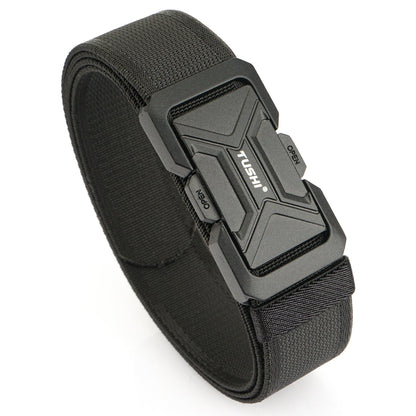 New 35-inch Buckle Tactical Comfortable Elastic Outdoor Belt