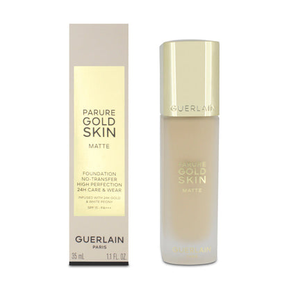 Guerlain Parure Gold Skin Matte Foundation 0W Warm Dore (Blemished Box)