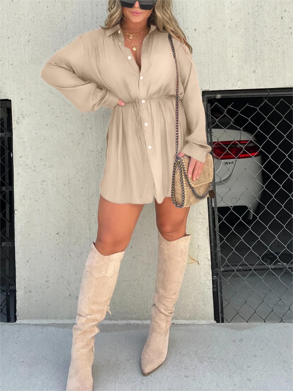 ✨ Satin Covered Nights Romper Dress Set (Buy 2 Free Shipping)
