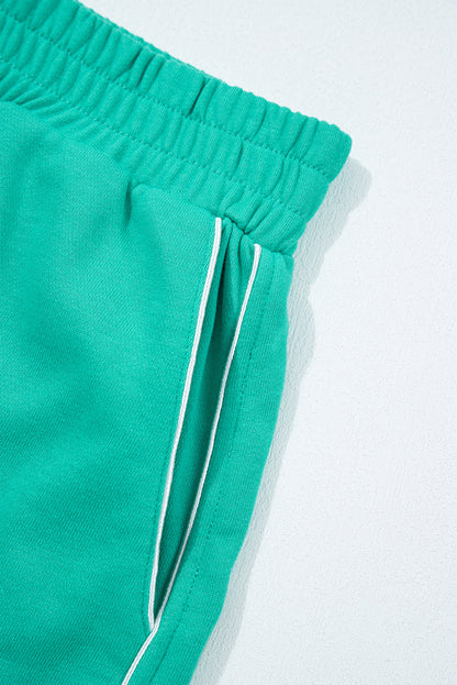 Threaded Pear Dani Colorblock Trim Pullover Top