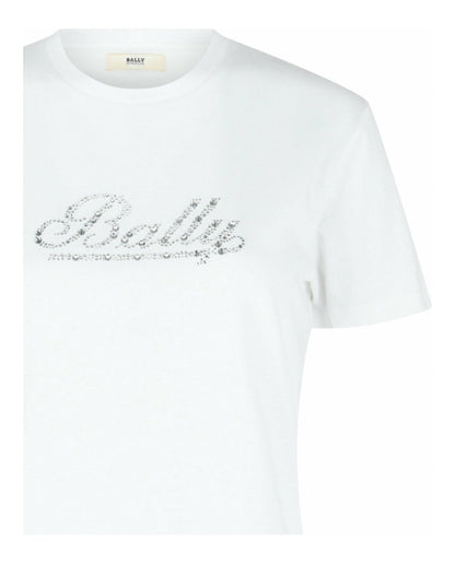 Bally Crystal Logo T-Shirt