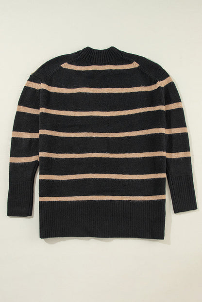 Threaded Pear Emakira Drop Shoulder Loose Cardigan