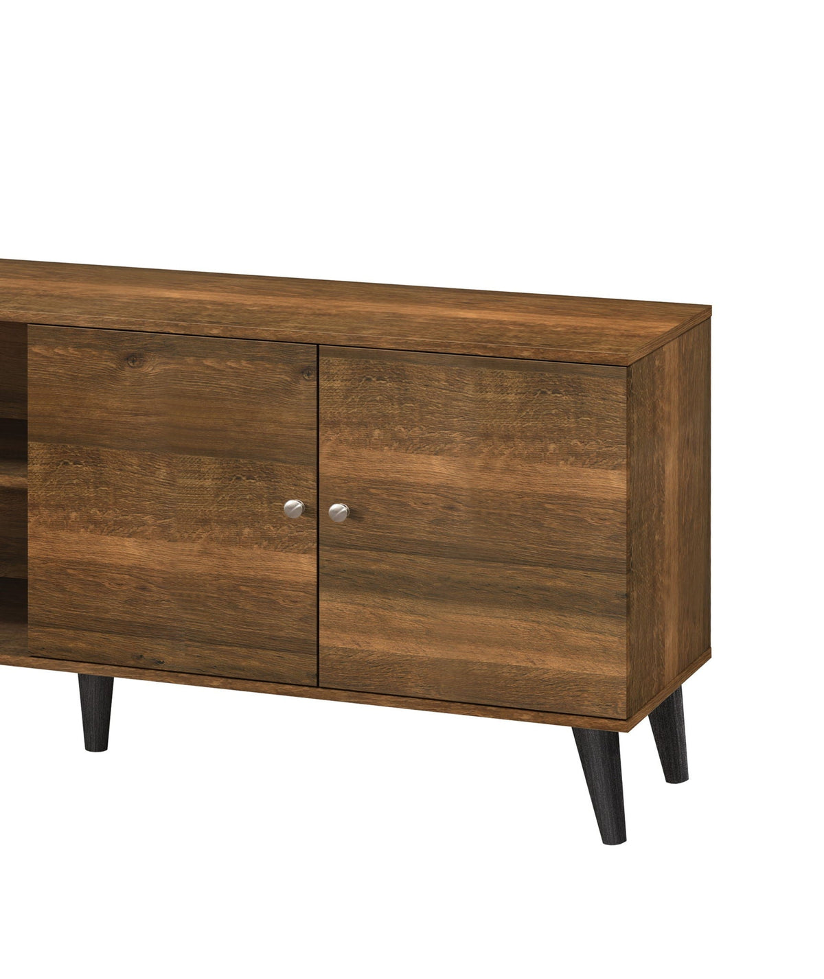 Amidon - TV Stand, With 2 Storage Shelves and 1 Cabinet