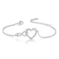 "Unlimited Love" Crystal Heart Bracelet