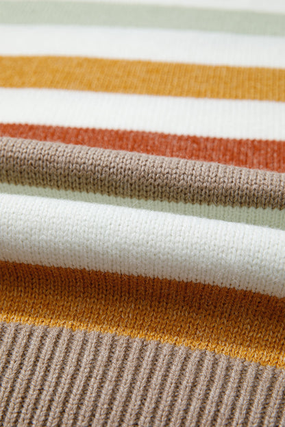 Threaded Pear Wrenleigh Colorblock Drop Shoulder PLUS Sweater