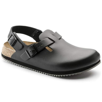 Birkenstock Unisex Tokio Super Grip Leather Black