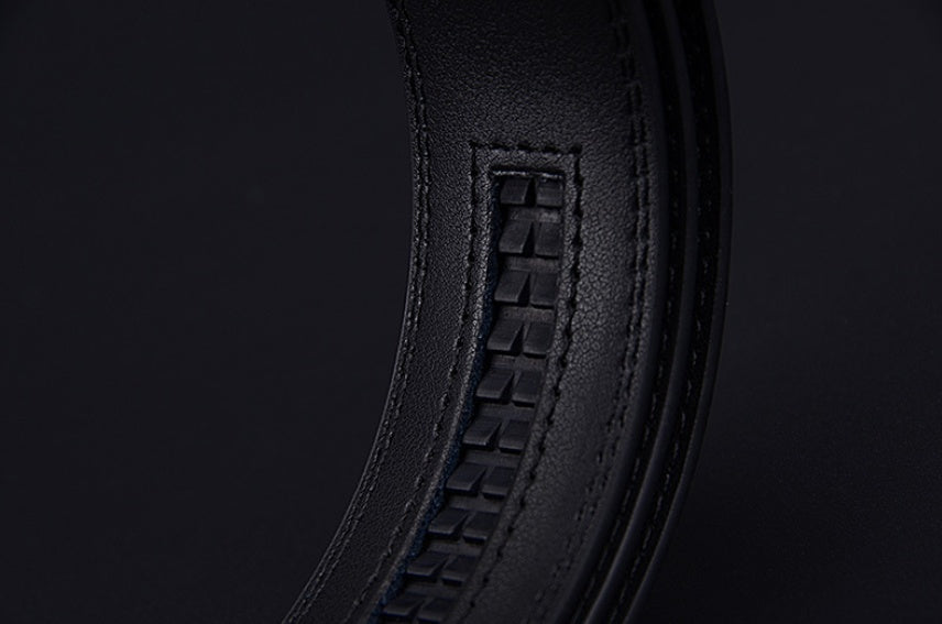 Premium Men’s Pin Buckle Leather Belt | Classic Professional Formal Belt for Men | Durable Business Casual Waistband | High-Quality Men's Dress Belt with Zinc Alloy Buckle