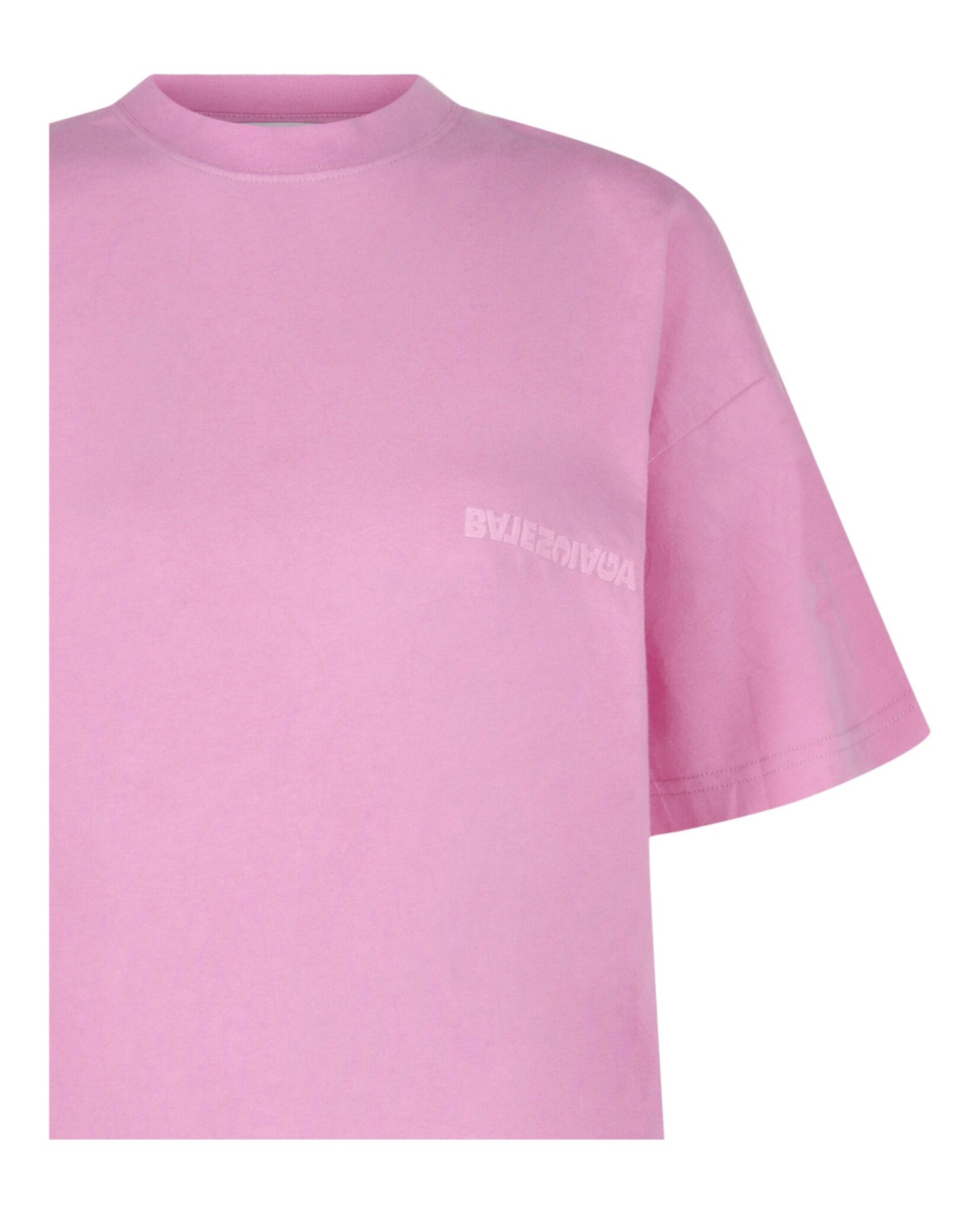 Balenciaga Upside Down Embroidered Logo T-Shirt