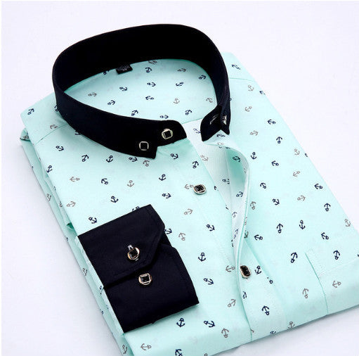 Men's Premium Floral Print Dress Shirt | Slim Fit Long Sleeve Flower Patterned Shirt | Stylish Hawaiian Vibe Casual Shirt for Men
