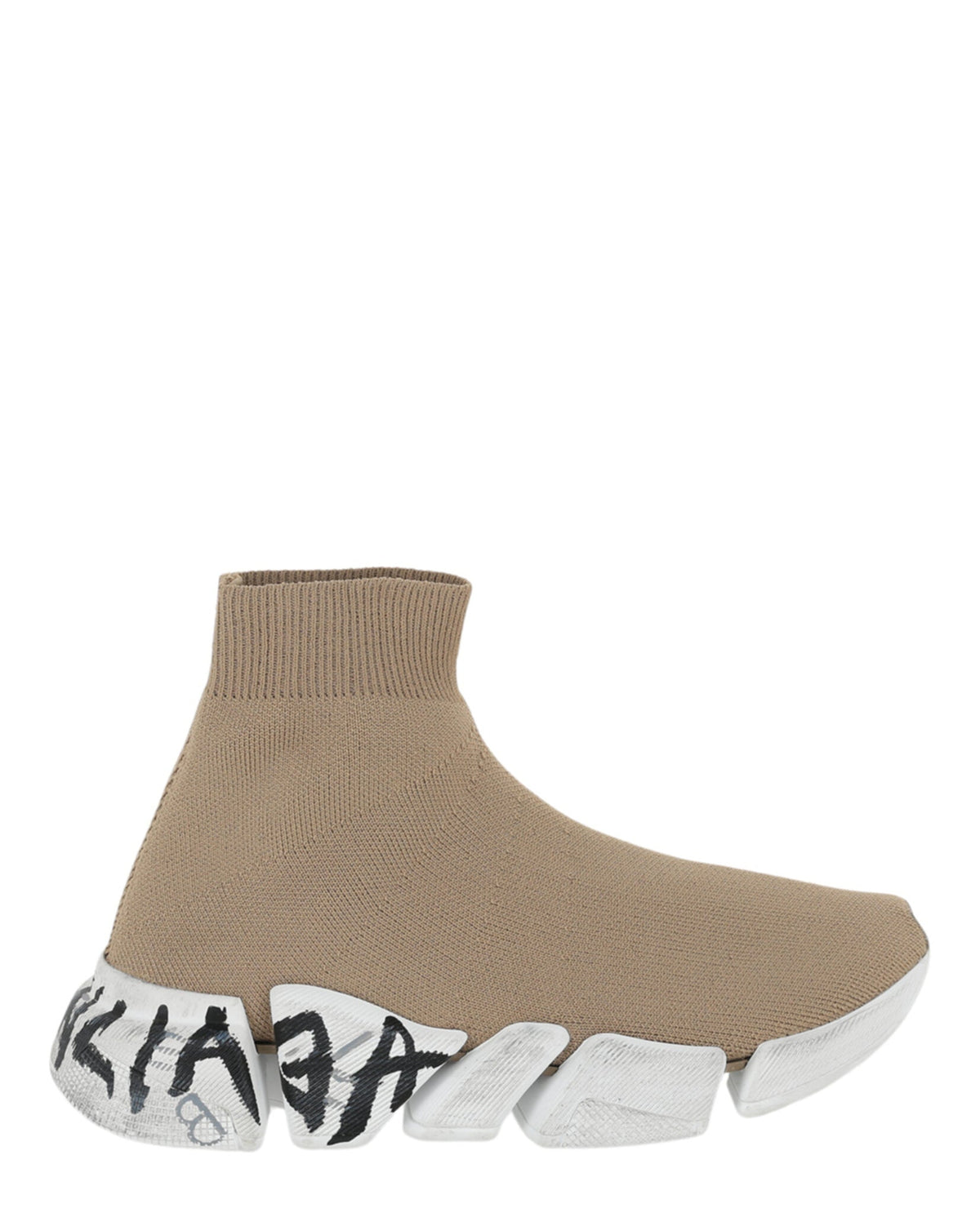 Balenciaga Speed 2.0 Graffiti Knit Sneakers