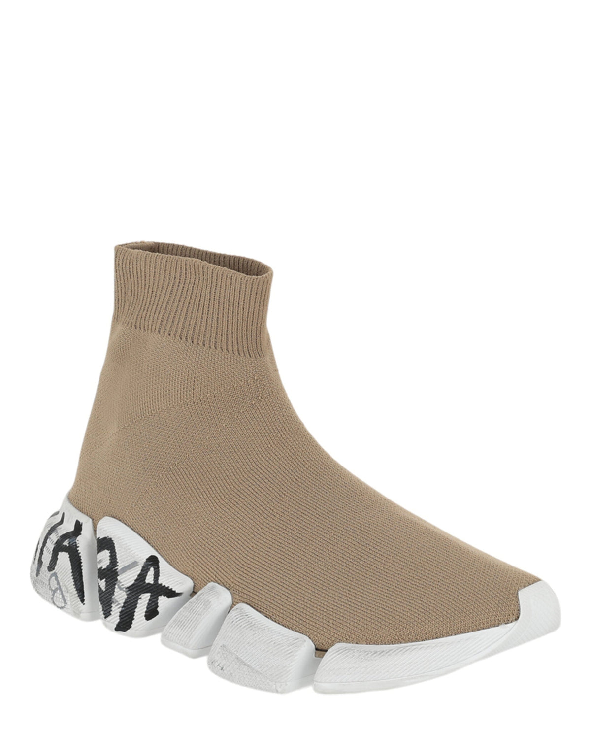 Balenciaga Speed 2.0 Graffiti Knit Sneakers