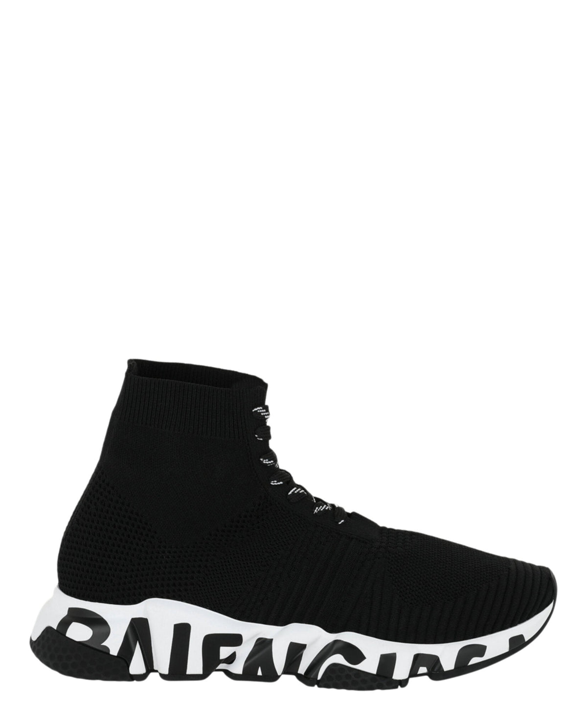 Balenciaga Speed Lace-Up Graffiti Sneakers