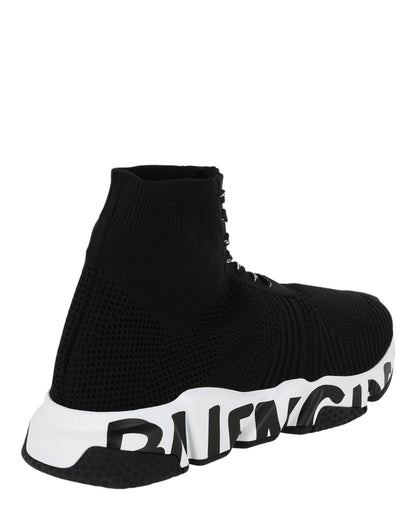 Balenciaga Speed Lace-Up Graffiti Sneakers