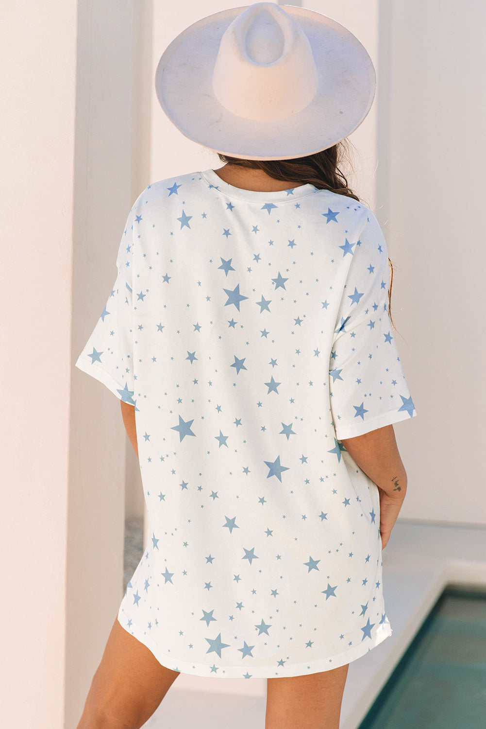 Threaded Pear Braelyn Stars Oversized Tee