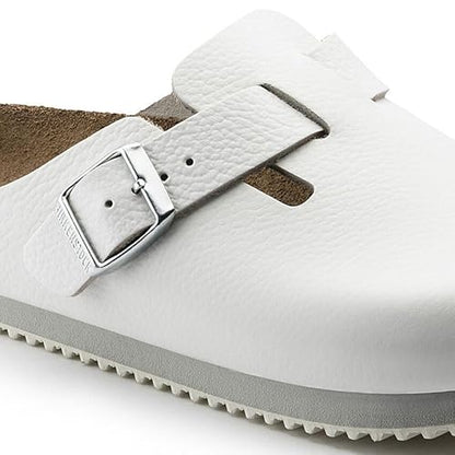 Birkenstock Boston Super Grip Natural Leather Clogs