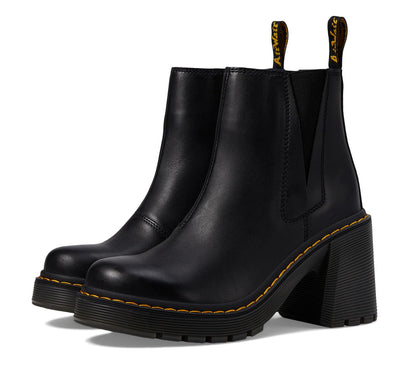 Dr. Martens Spence Leather Flared Heel Chelsea Boots