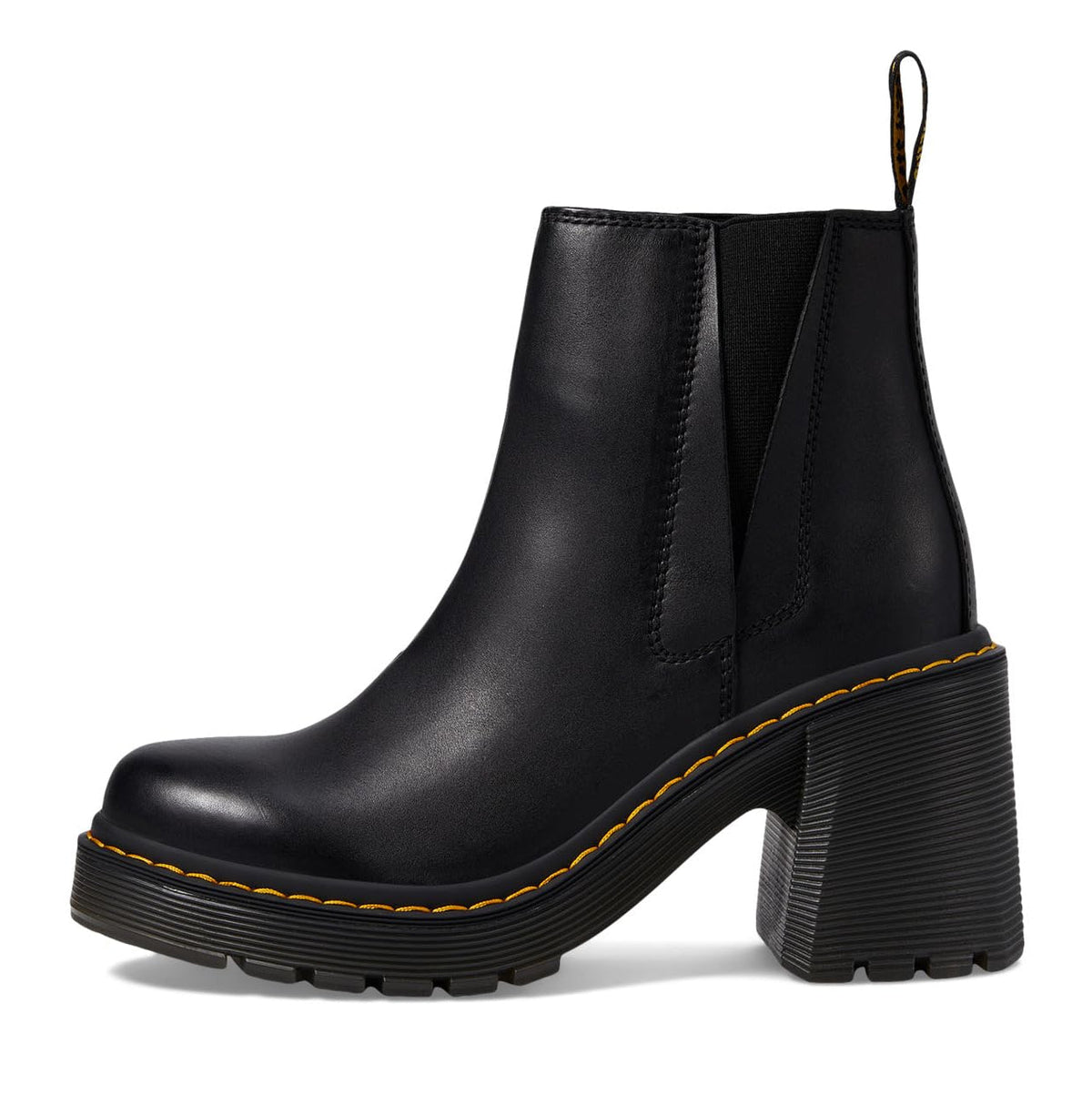 Dr. Martens Spence Leather Flared Heel Chelsea Boots