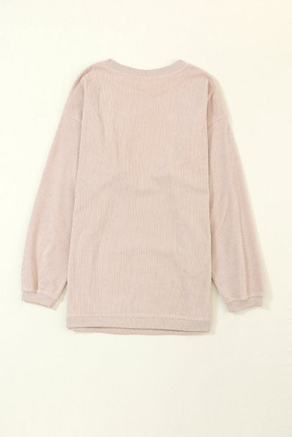 Threaded Pear Milazia Tree Graphic Corded Sweatshirt