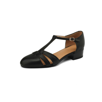 Women’s Retro Soft Sheep Leather Bag-Head Sandals | High-Sense Closed-Toe Summer Slides | Trendy Minimalist Genuine Leather Sandals | Luxury-Label Hand-Crafted Comfort Flats | 2026 High-Fashion Statuesque Leather Footwear