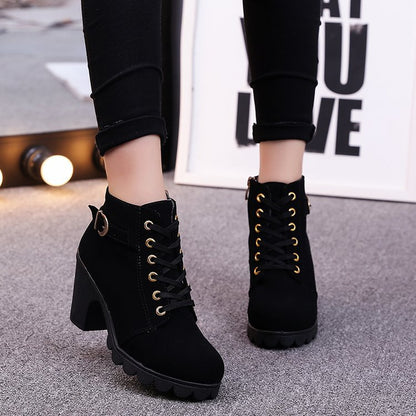 Women’s Cross Strappy Martin Booties | High-Sense Urban Slimming Ankle Boots | Trendy Minimalist Cross-Strap Lace-Up Boots | Luxury-Label Statuesque Combat Footwear | 2026 High-Fashion Radiant Streetwear Essential