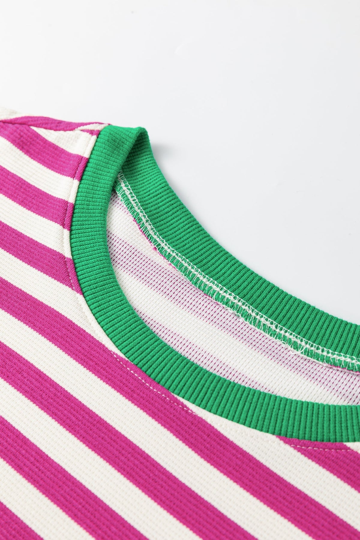 Threaded Pear Nova Sleeve Contrast Trim Tee