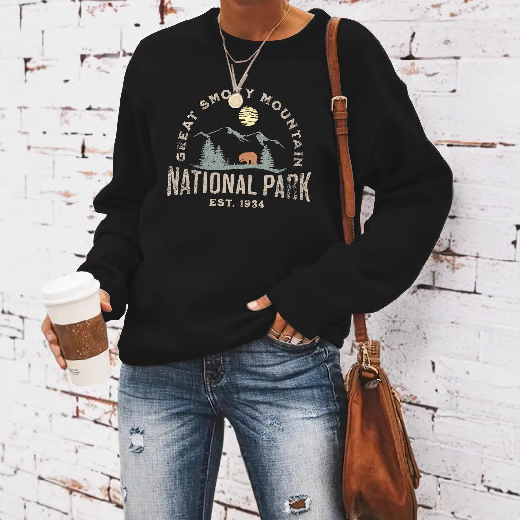 National Park printed hoodie