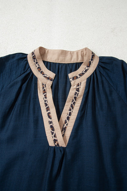 Threaded Pear Katelyn Long Flounce Sleeve PLUS Blouse