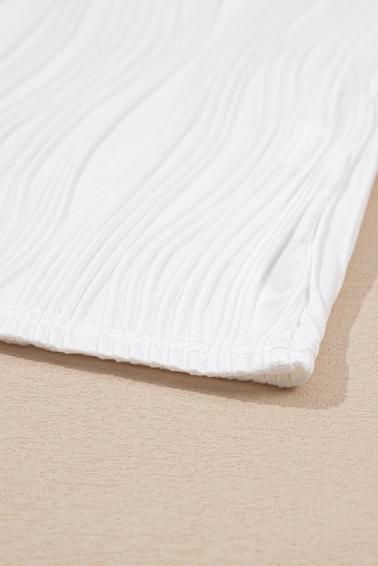 Threaded Pear Raina Wavy Textured Tee