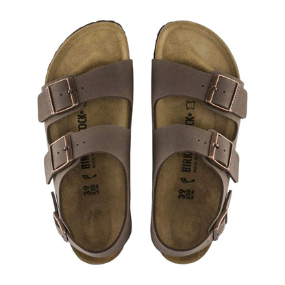 Birkenstock Unisex Milano Birkibuc Mocha