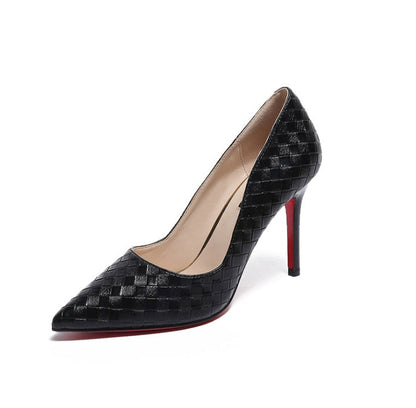 Women’s High-Sense Floral Pointed-Toe Stiletto Heels | Elegant Professional Formal Pumps | Trendy Minimalist Sleek Office Heels | Luxury-Label Statuesque Radiant Footwear | 2026 High-Fashion Floral-Luxe Essential