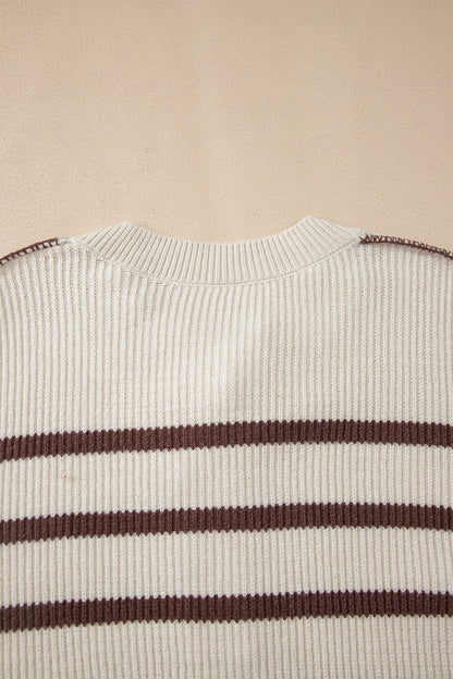 Threaded Pear Mckenzie Drop Shoulder Slouchy Sweater