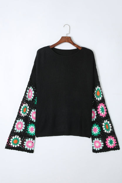 Threaded Pear Avery Bell Sleeve Loose Sweater