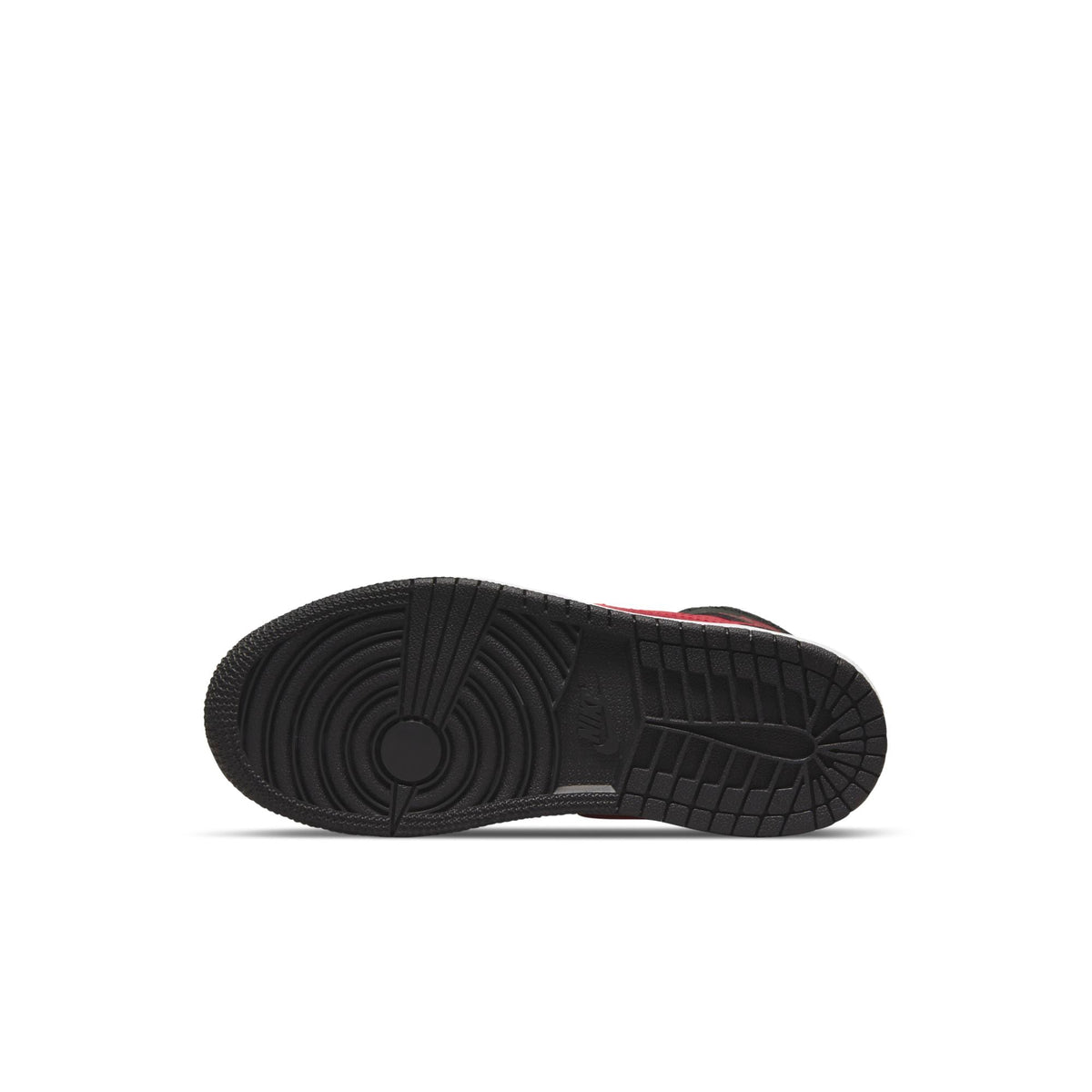 Air Jordan Preschool Retro 1 Mid Ps 'Fire Red' Sneakers