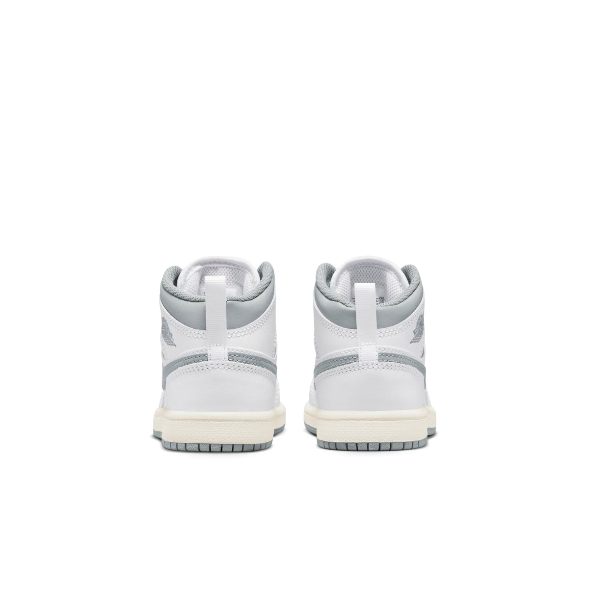 Air Jordan Preschool Retro 1 Mid Ps 'Neutral Grey' Sneakers