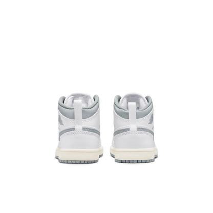 Air Jordan Preschool Retro 1 Mid Ps 'Neutral Grey' Sneakers