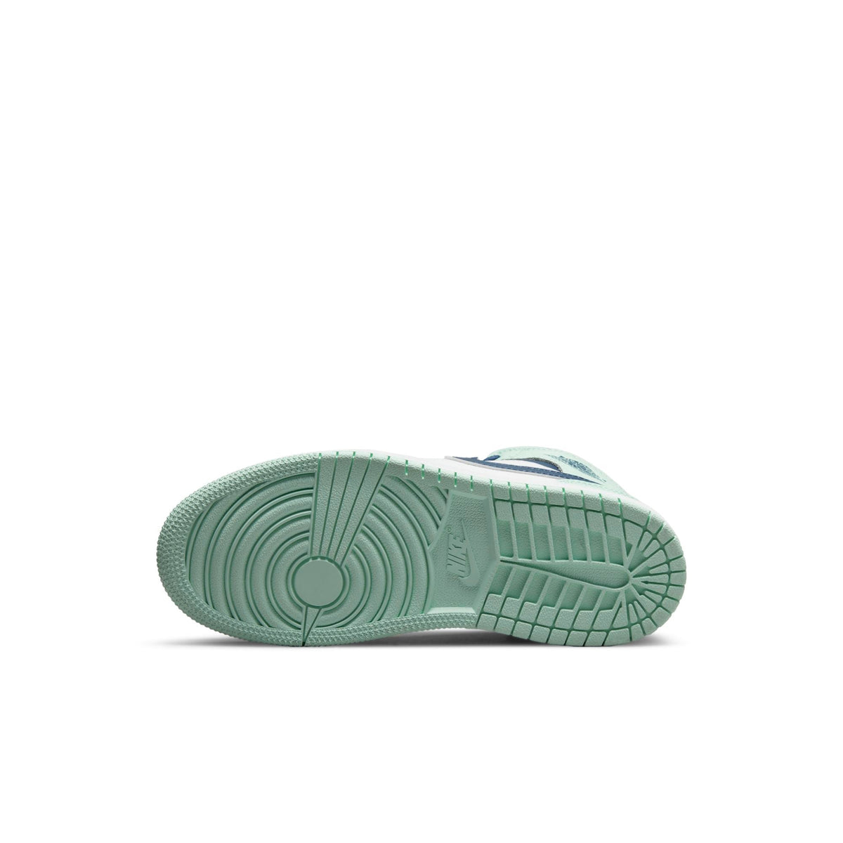 Air Jordan Preschool Retro 1 Mid 'Mystic Navy Mint Foam' Ps Sneakers