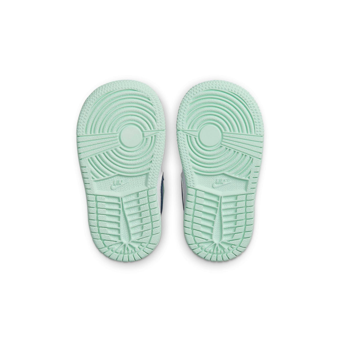 Air Jordan Toddlers Retro 1 Mid Td 'Mystic Navy Mint Foam' Sneakers