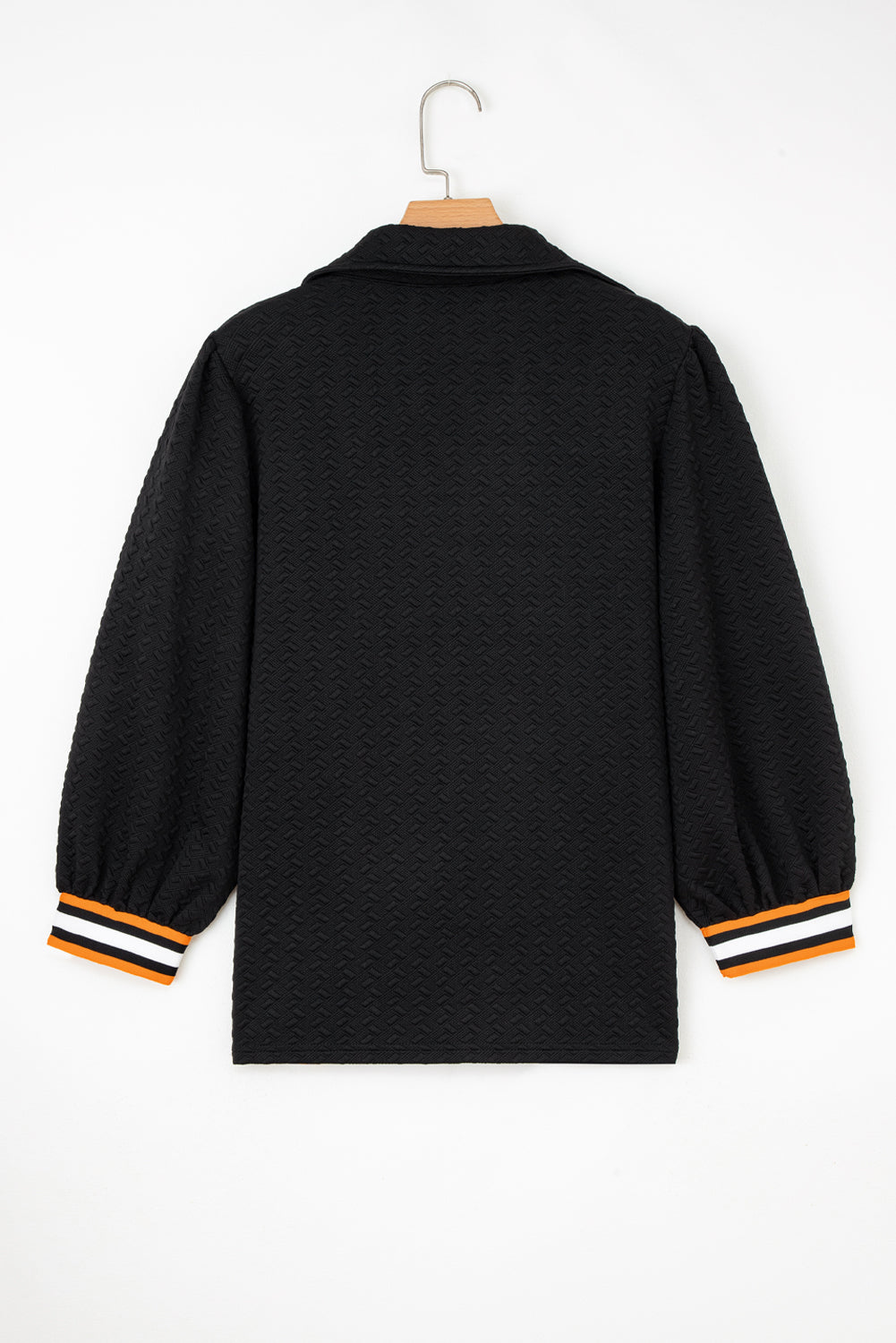 Threaded Pear Keziah Patchwork Polo Collar Pullover